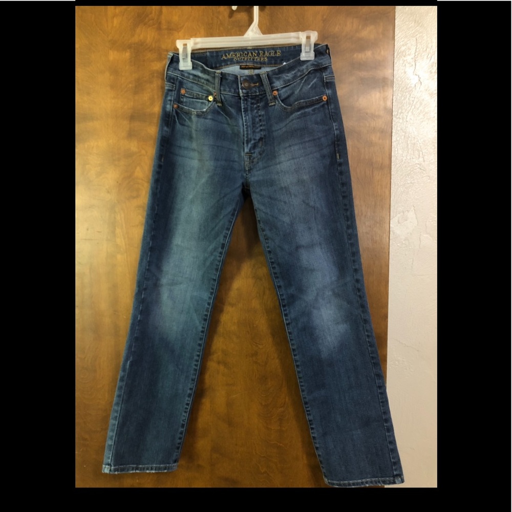 American Eagle Slim Straight Jeans, sz 28x28